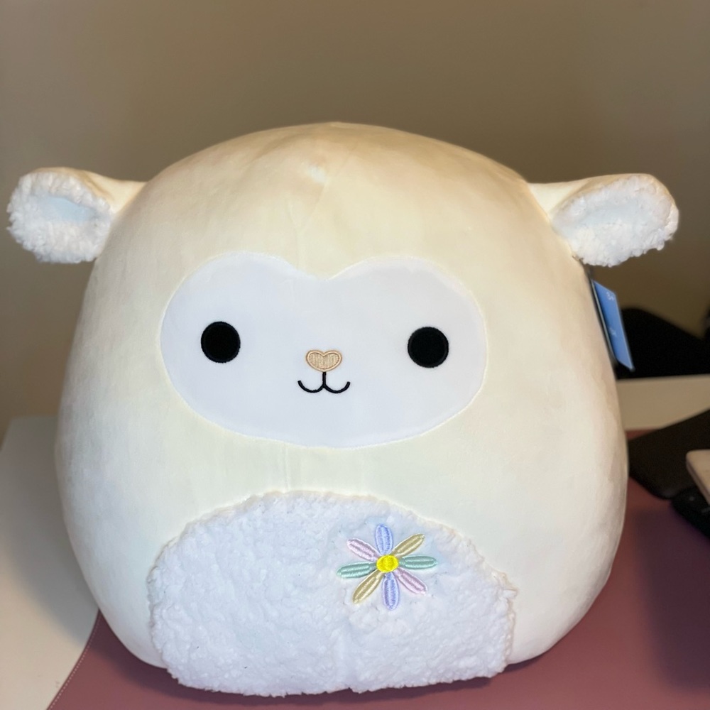 NEW 16” inch Sophie Lamb easter spring flower squishmallows squishmallow